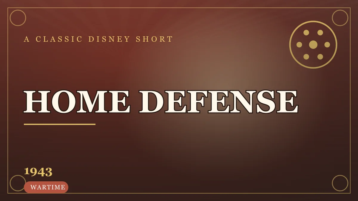 Home Defense (1943) — Animation Vault poster
