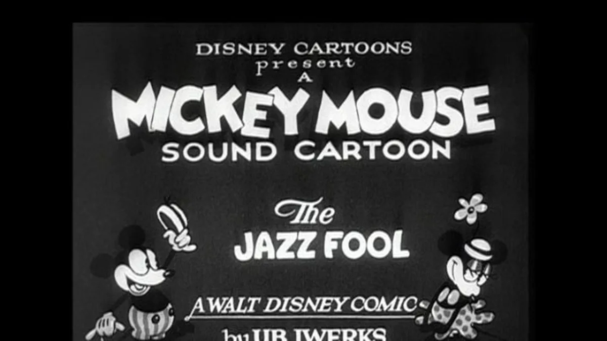 A frame from The Jazz Fool (1929)